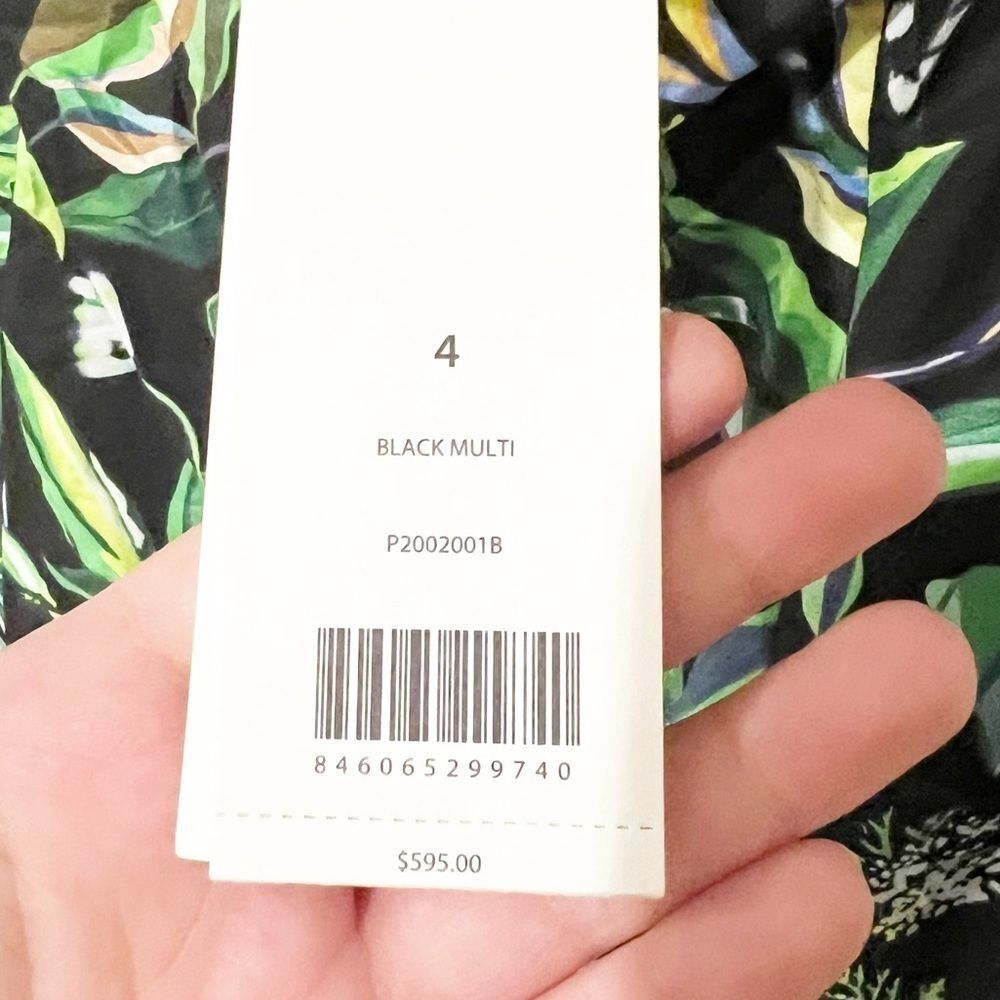 NWT Jason Wu Collection Tropical-Print Off-the-Shoulder Bardot Top size 4 $595 - Picture 3 of 9